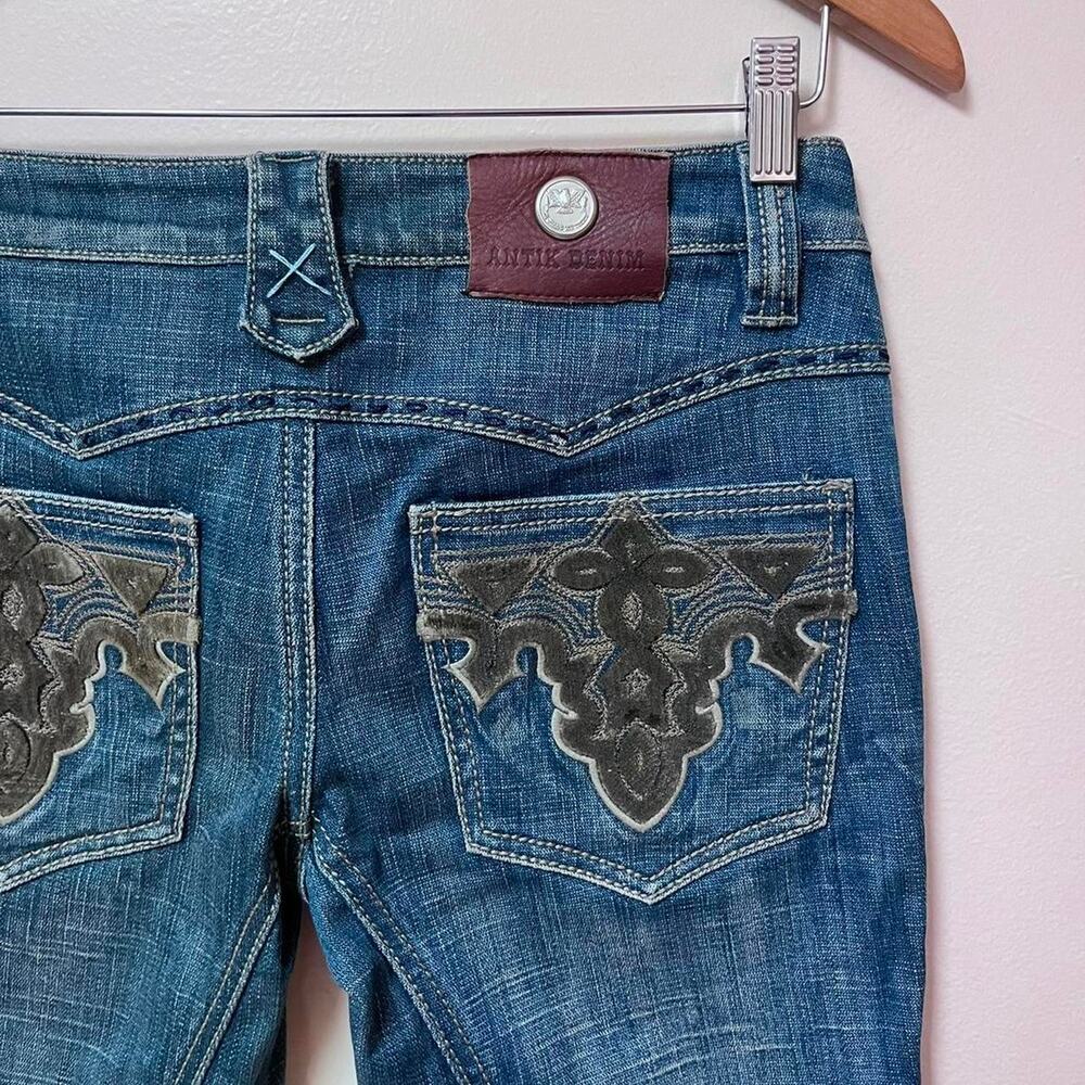 Antik denim low rise flare